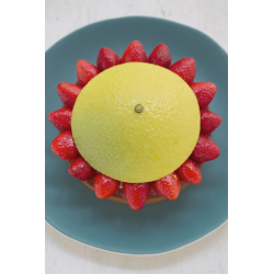 TARTE FRAISE YUZU - 6 PERSONNES 