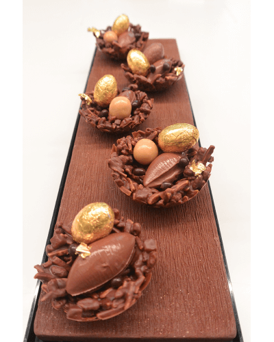 Nids croquant au Chocolat