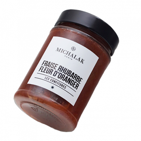 Confiture - Fraise Rhubarbe Fleur d'Oranger